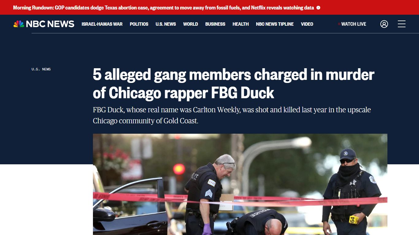 5 alleged gang members charged in murder of Chicago rapper FBG Duck