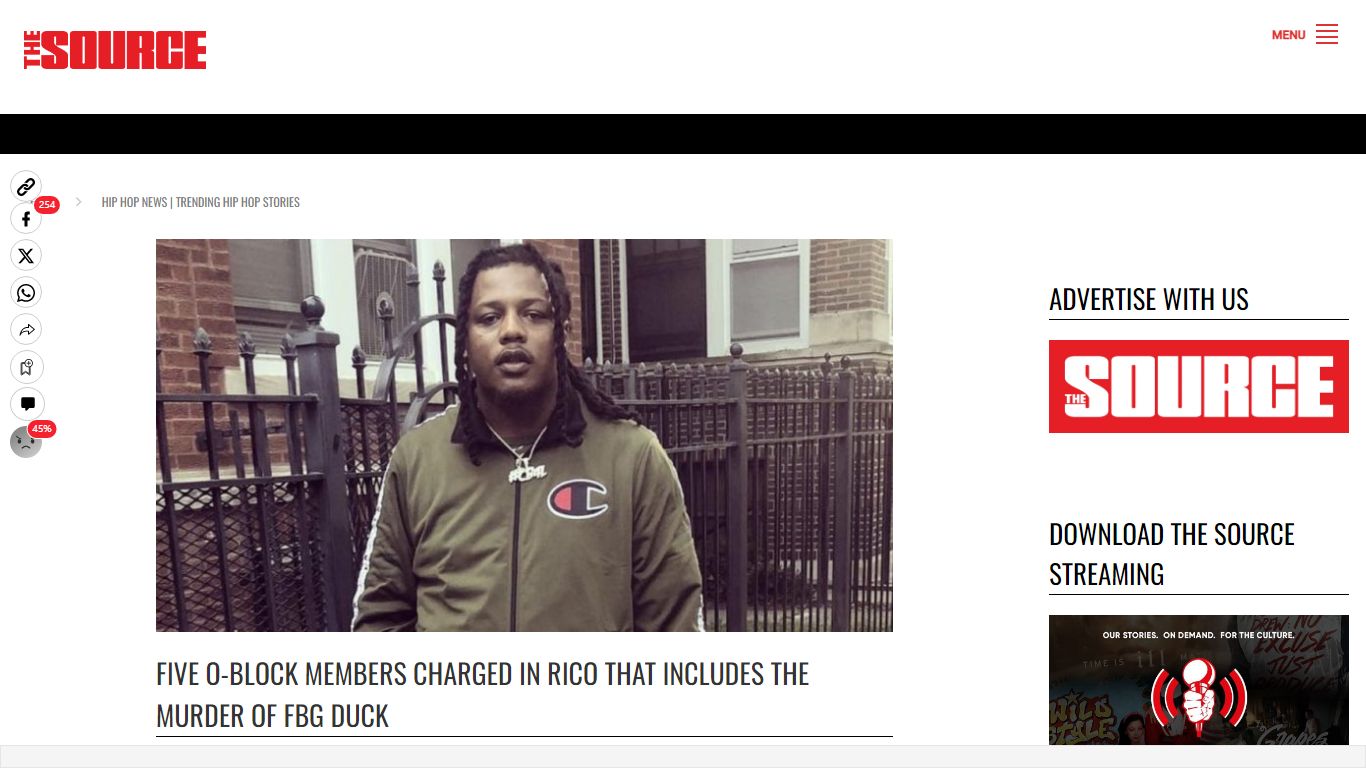 Five O-Block Members Charged in RICO That Includes the Murder of FBG Duck